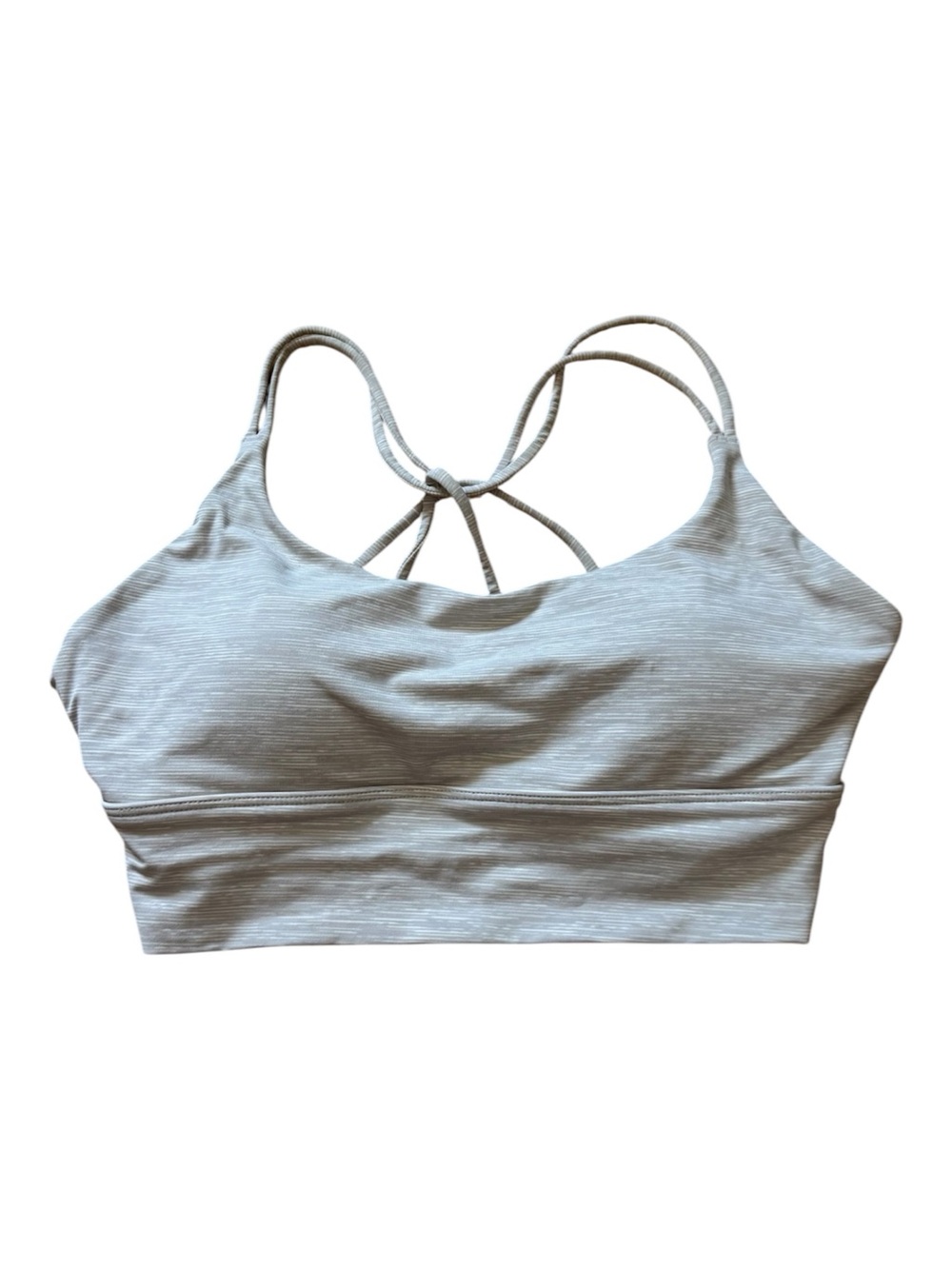 Lorna Jane Strappy All Day Sports Bra Taupe Sz S